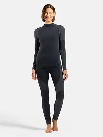 ODLO | Damen Unterziehshirt Natural Merino 260 1/2 Zip | schwarz